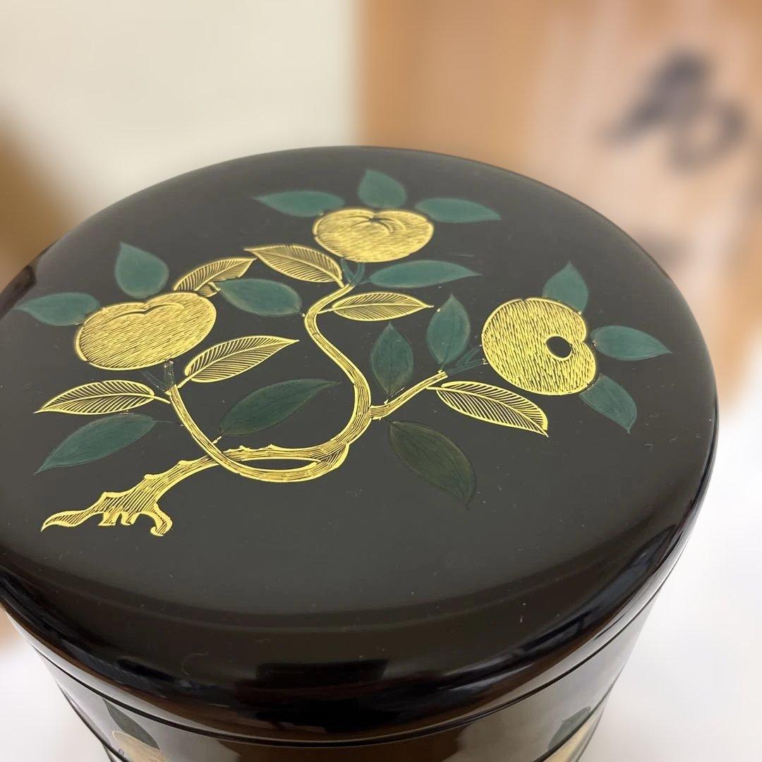 アソベ光石謹製　沈金橘花　丸重　未使用