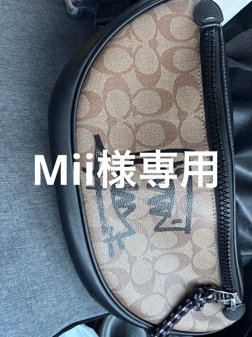 COACH GUANG YU コラボ シグネチャー ボディバッグ