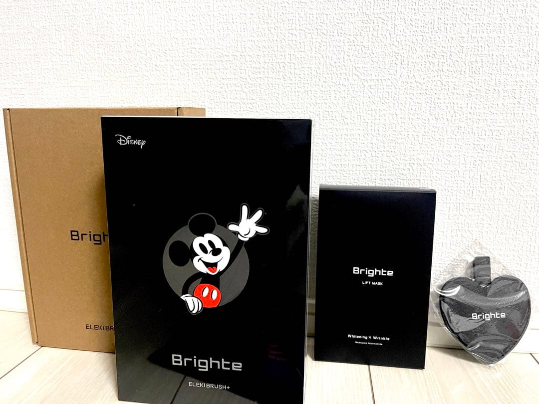 【新品未開封】 ミッキー＆特典付Brighte エレキブラシ+
