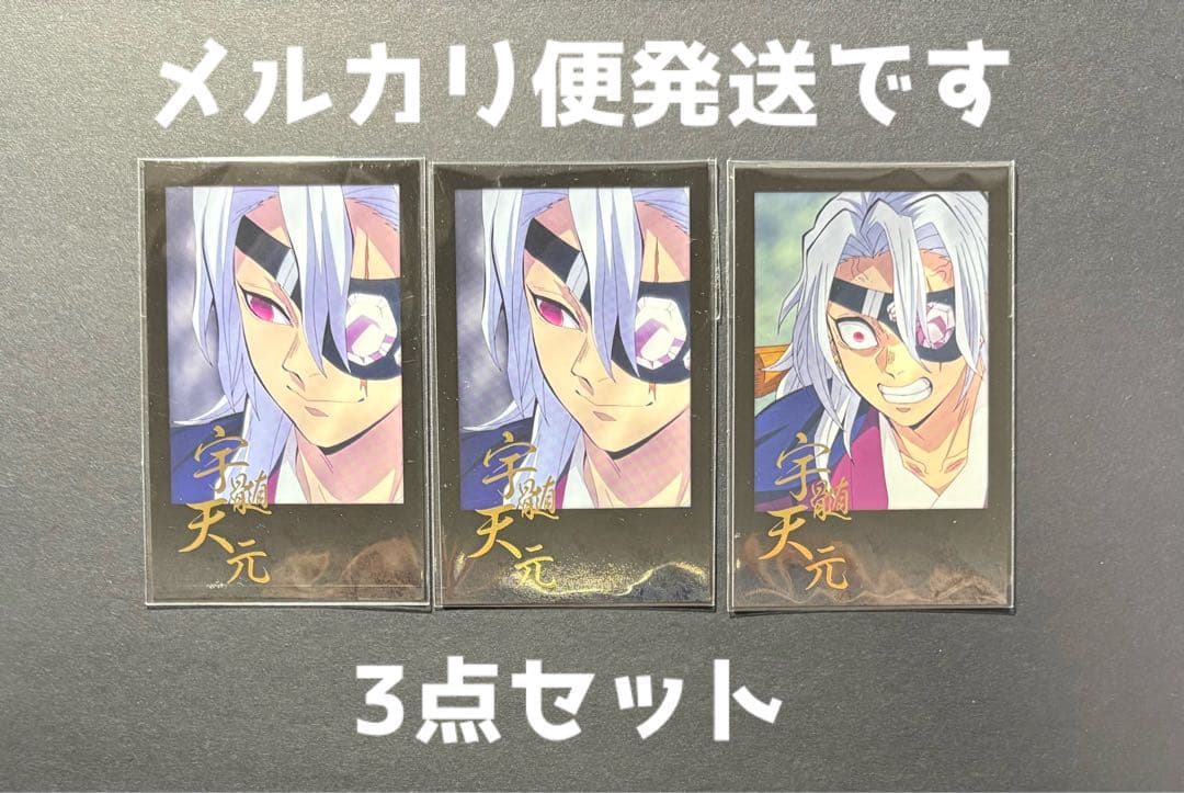 3点セット】鬼滅の刃 柱稽古編 ダイニング チェキ風 ブロマイド 宇髄