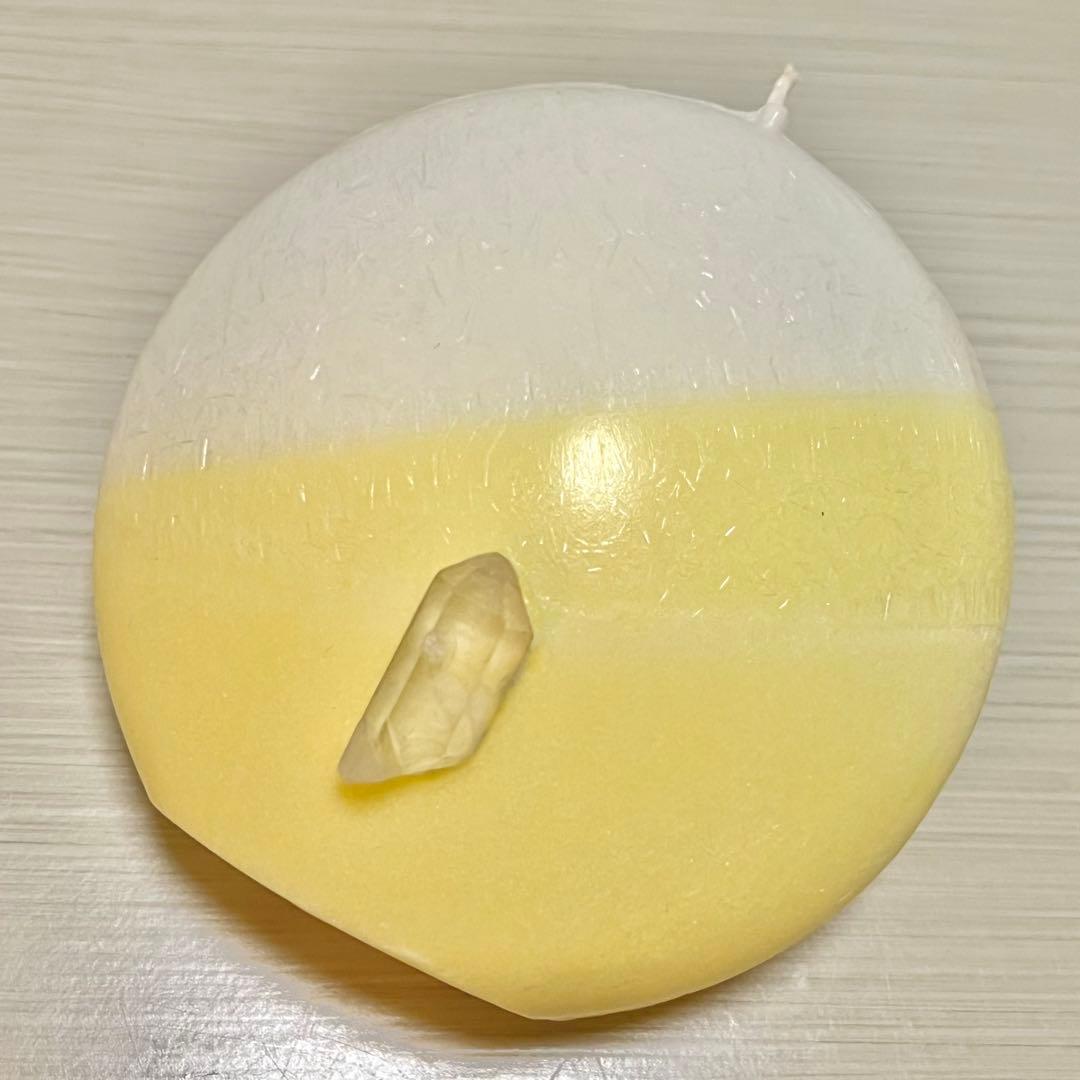 クリスタルムーンキャンドル 横幅 約12.5cm