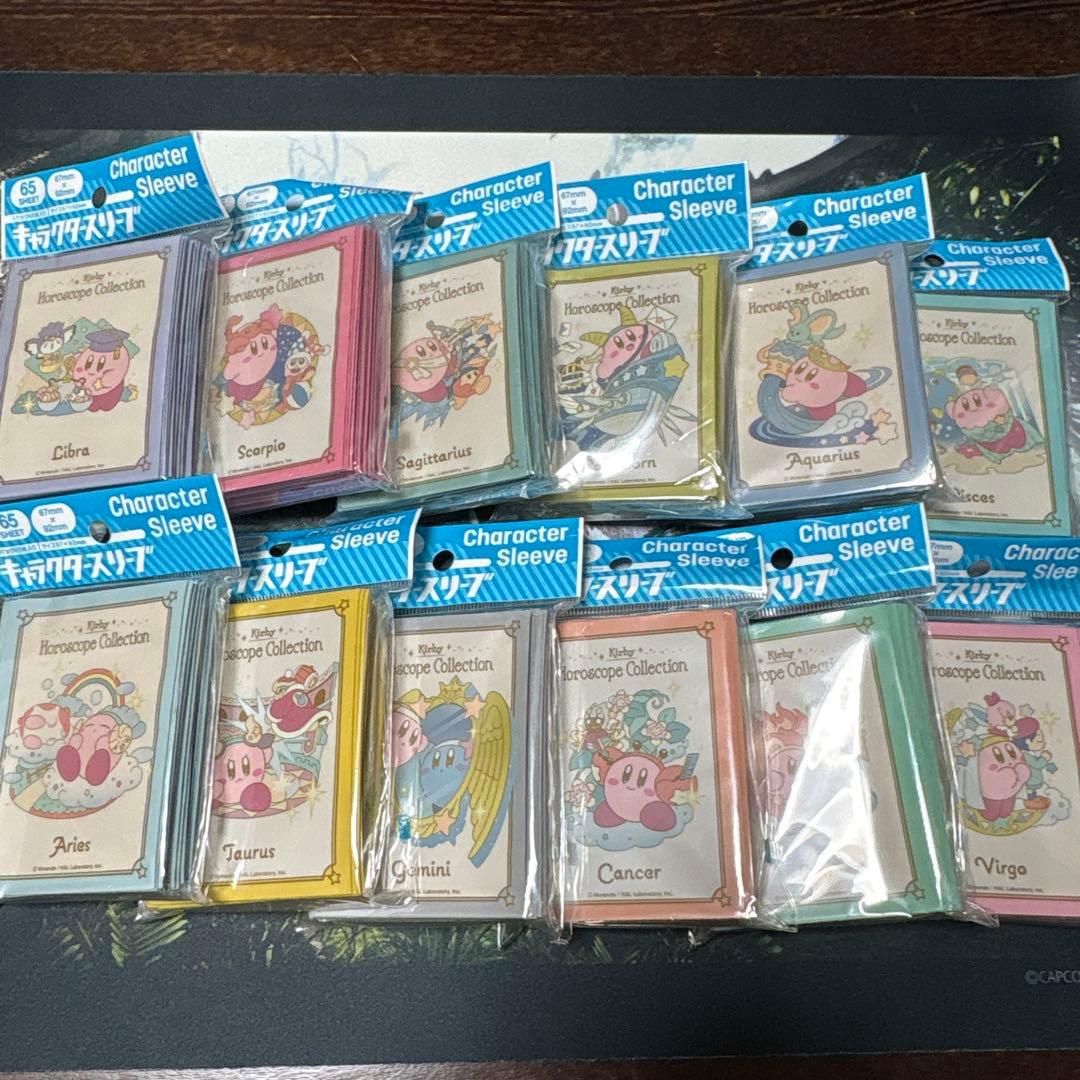 星のカービィ　ホロスコープ　スリーブ　全種類セット　新品　未開封 エンスカイ 【新品】キャラクタースリーブ KIRBY ホロスコープ 星の