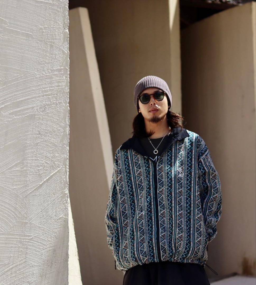 シミアンリング　2way jacket BLUE/BLACK 2XL