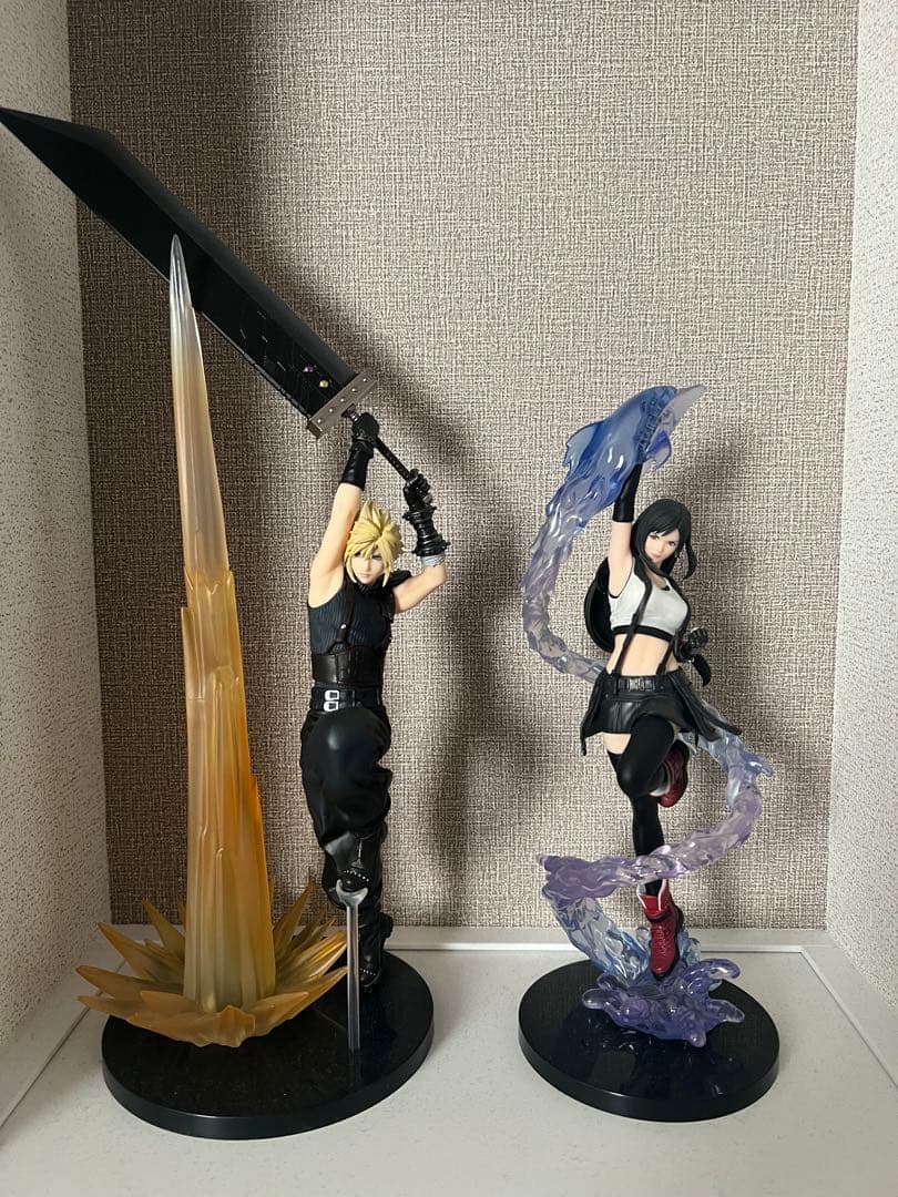 ファイナルファンタジーⅶリバース一番くじクラウド、ラストエンド賞ティファ開封済