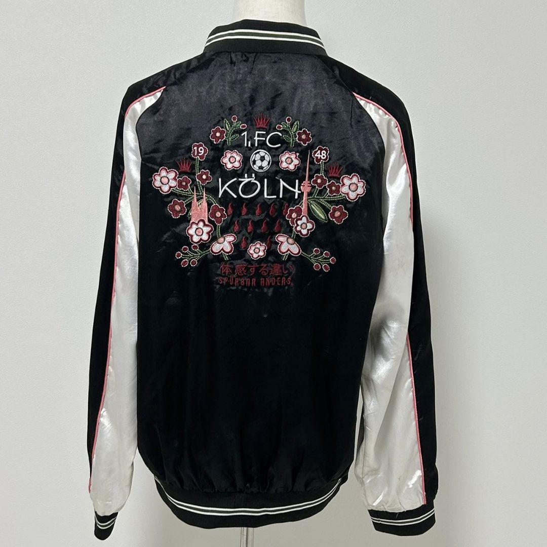 ドイツ ブンデスリーガ 1.FCケルン 公式グッズ 両面刺繍ロゴ
