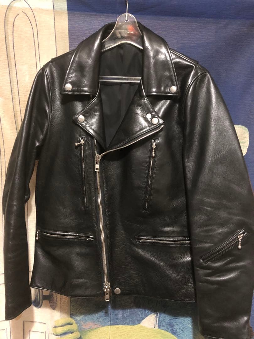 DREAMING OF THE SHINING ライダースジャケット　馬革 シングルライダース、ホースレザー。 #オーダーレザージャケット