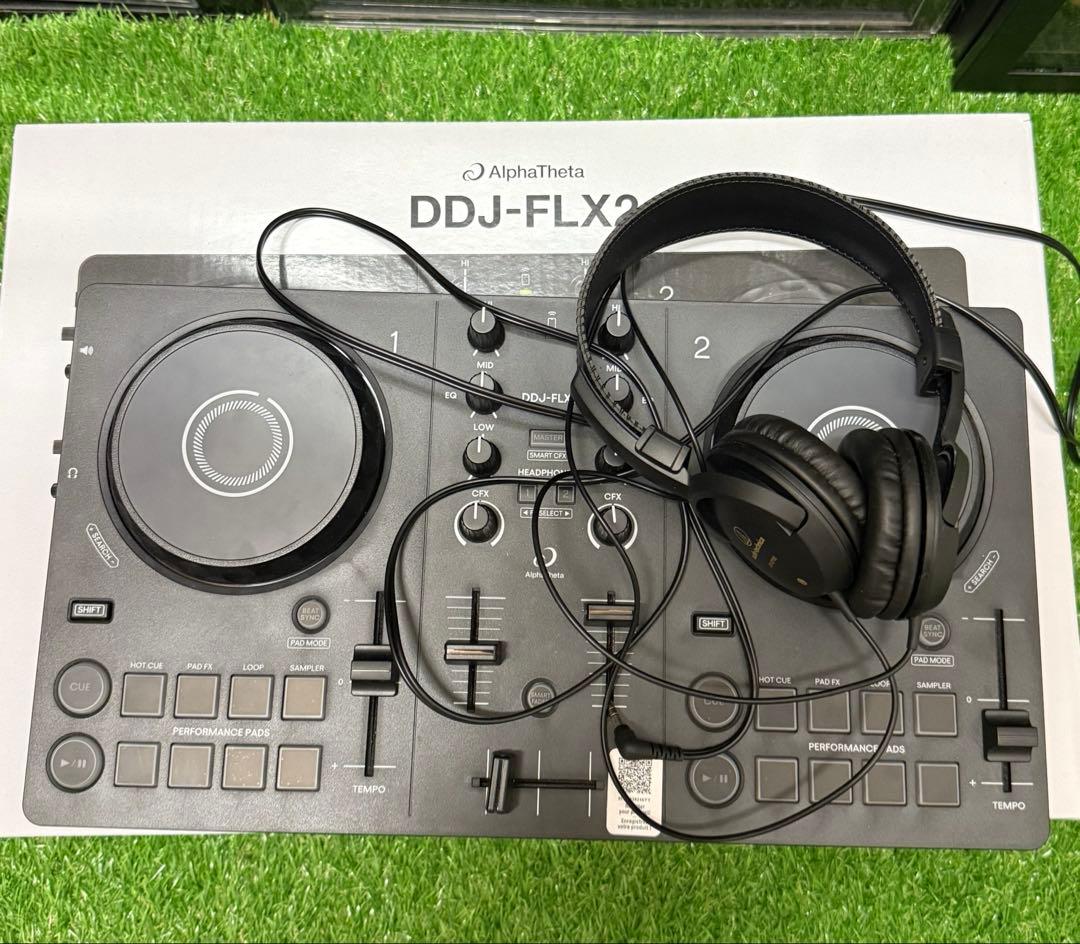 【ほぼ未使用】AlphaTheta DDJ-FLX2 DJコントローラー スマホを繋いですぐにDJ！】AlphaTheta(Pioneer DJ) - DDJ-FLX2 [Apple