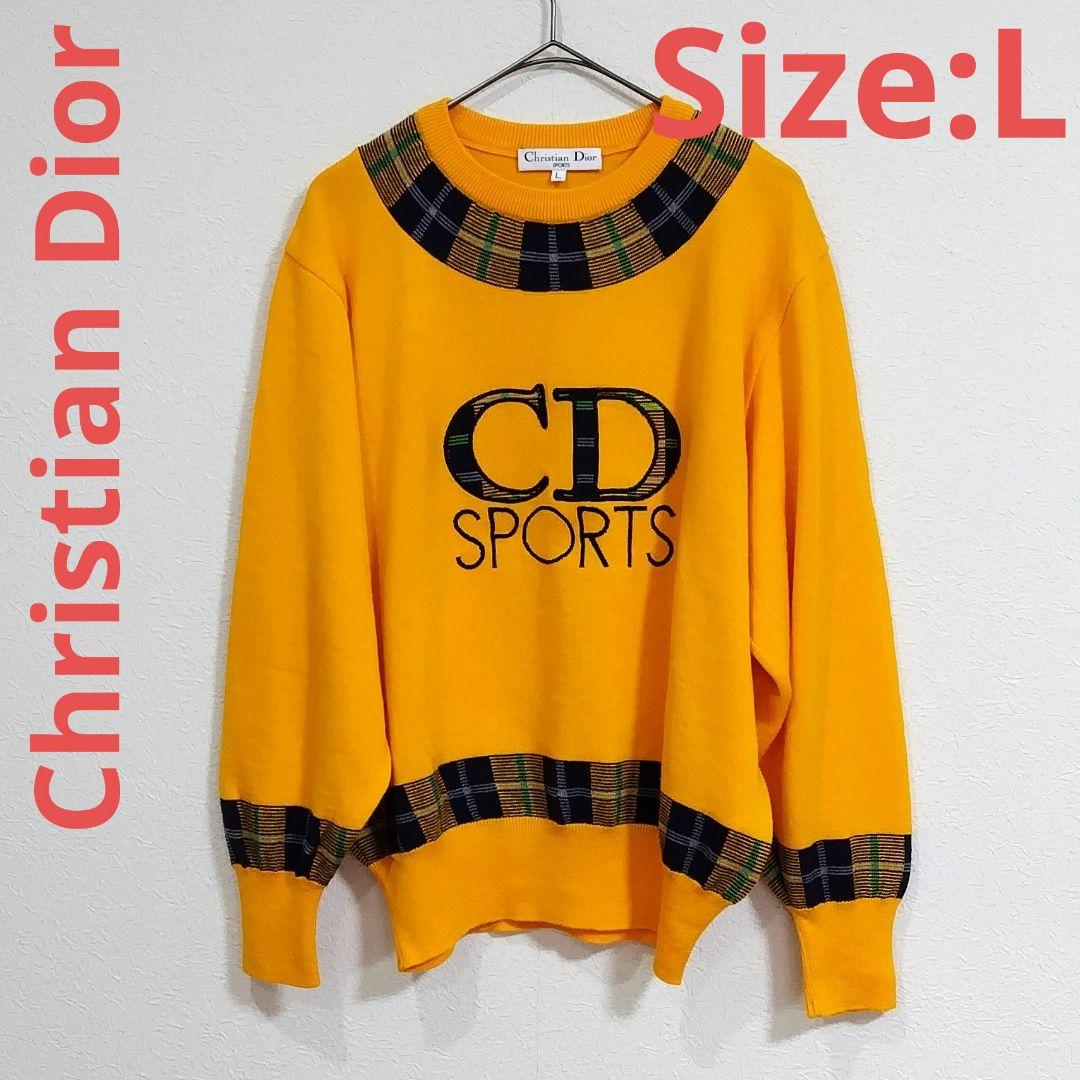 Christian Dior CD SPORTS ヴィンテージセーター サイズL - メルカリ