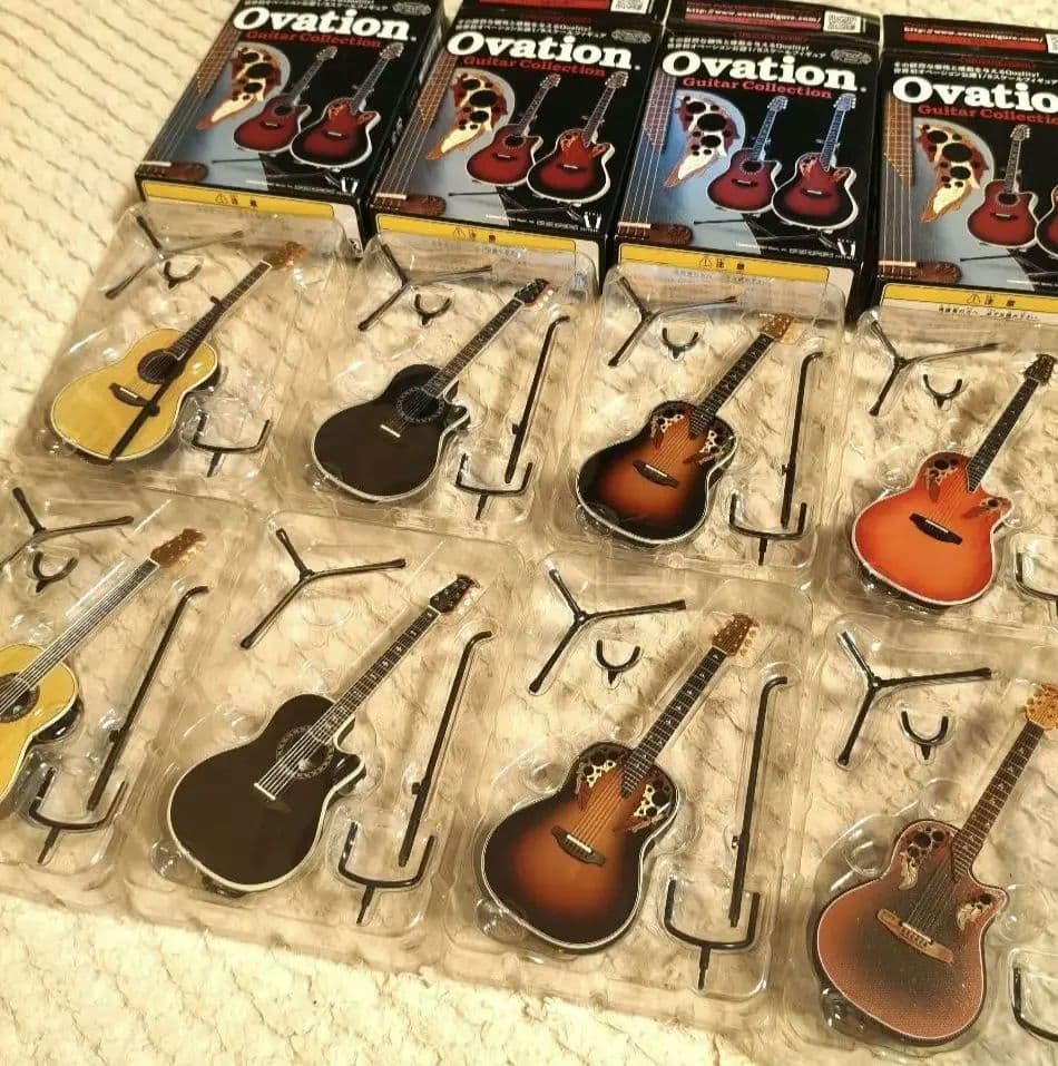 Ovation 1/8スケール フィギュア　オベーション ギター 8個セット Amazon.co.jp: OVATION Guitar Collection “Adamas”- Official Figure