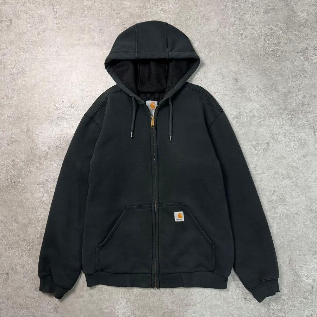希少Sサイズ■カーハート アクティブジャケット ジップパーカー フェード 雰囲気