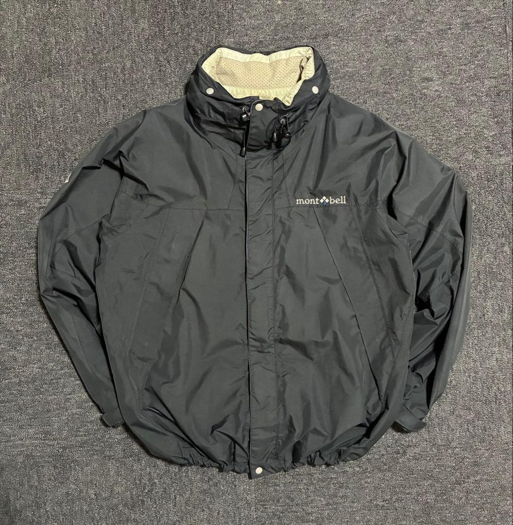 mont-bell 黒 ブラック ナイロンジャケット GORE-TEX 90s
