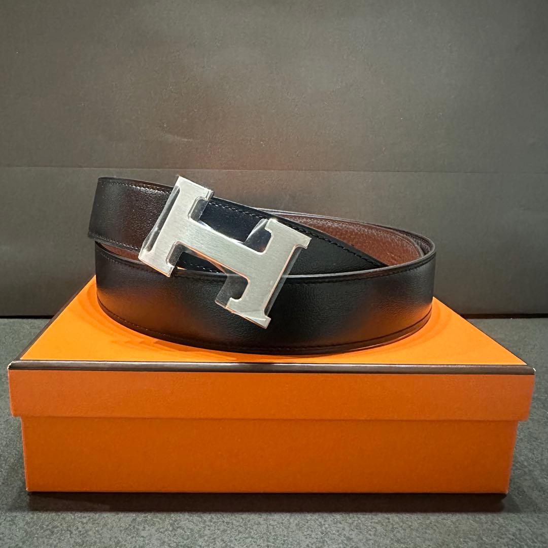【新品】HERMES コンスタンス ベルト 90cm NOIR\CHOCOLAT 楽天市場】エルメス ベルト メンズ コンスタンス レザーベルト
