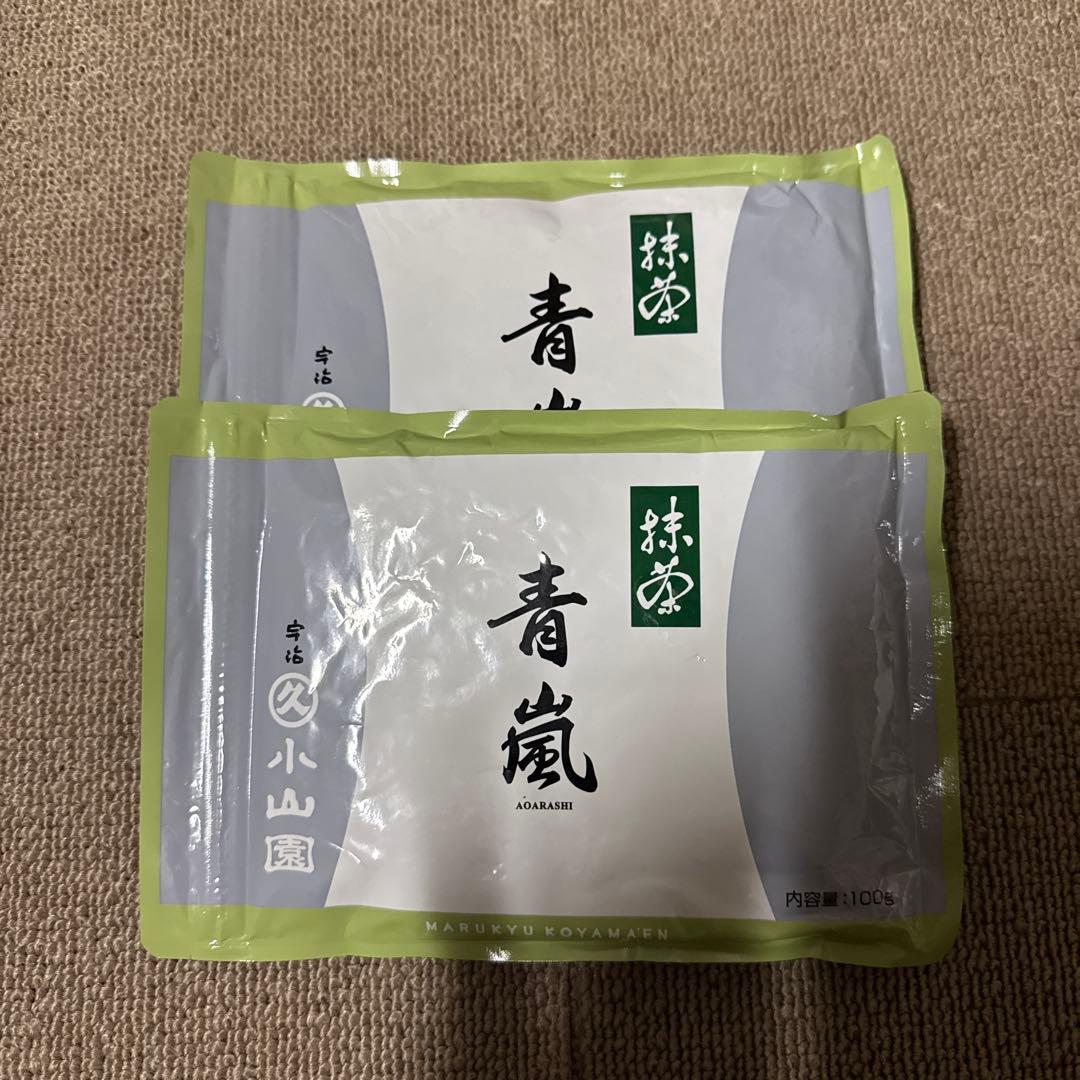 京都　丸久小山園 抹茶　青嵐 100g 2袋 丸久小山園の新鮮な抹茶「青嵐」を小山園から直送いたします。200g缶
