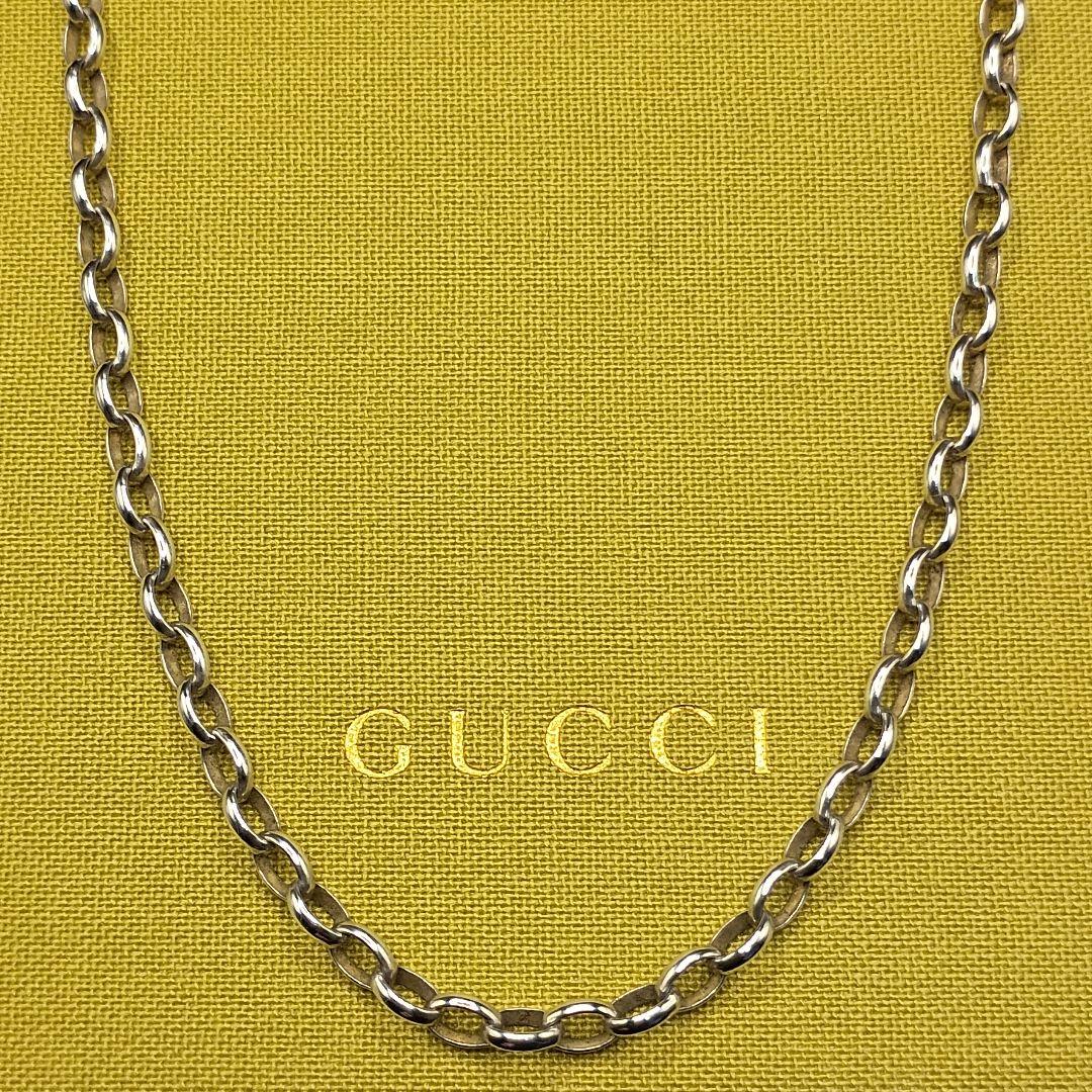 GUCCI あずきチェーン 3.5mm幅 55cm SILVER925