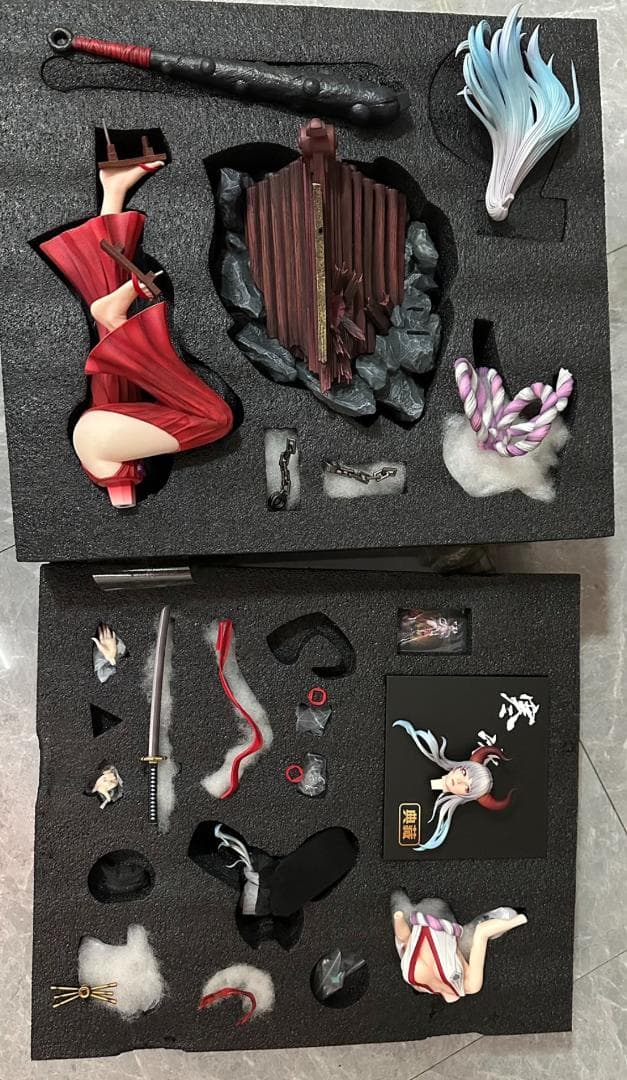 ONE PIECE ヤマト 樹脂 彫刻 フィギュア B - メルカリ