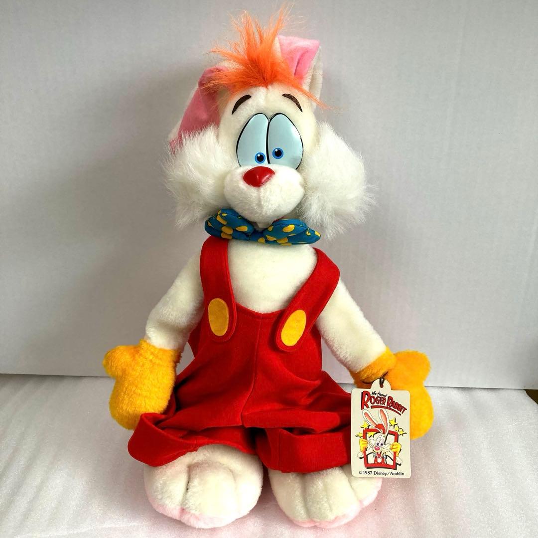 レア 80年代 ロジャーラビット ぬいぐるみ ディズニー ビンテージ レア 80年代 ロジャーラビット ぬいぐるみ ディズニー ビンテージ
