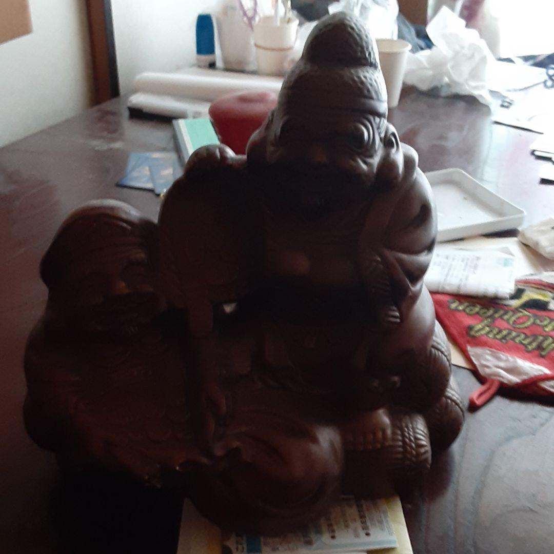 布袋さんと恵比寿さんの置物