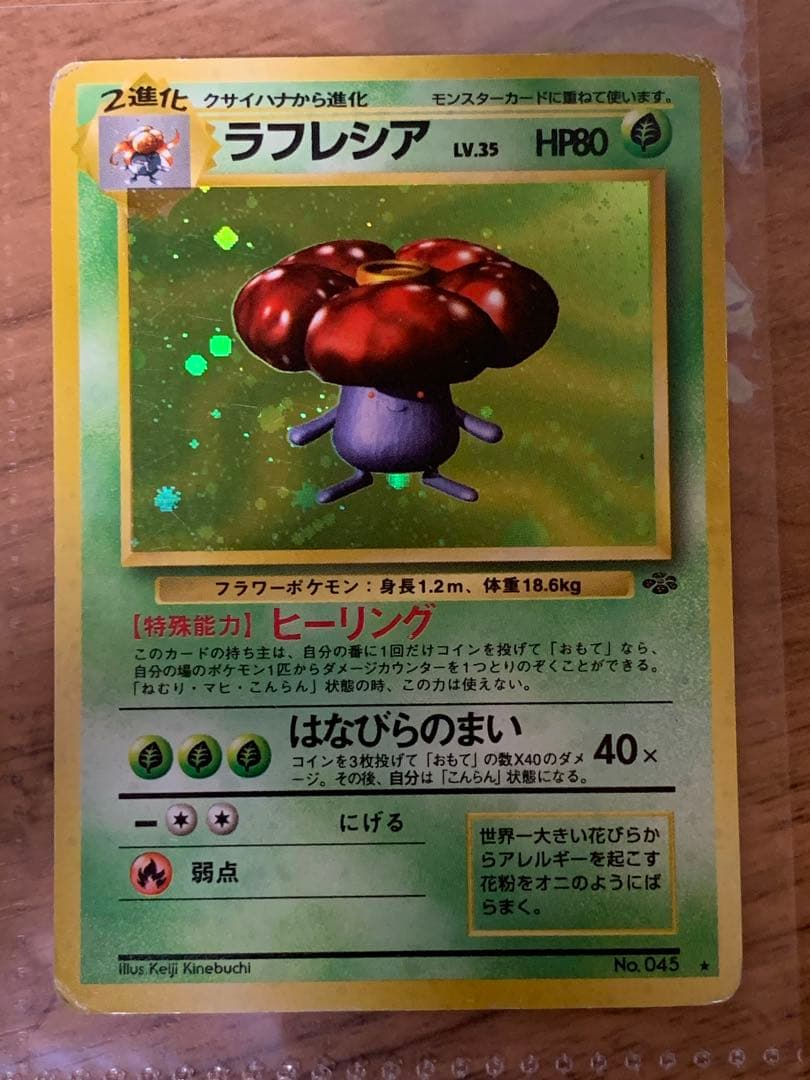 旧裏】キレイハナ、ラフレシア進化セット(渦あり) - メルカリ