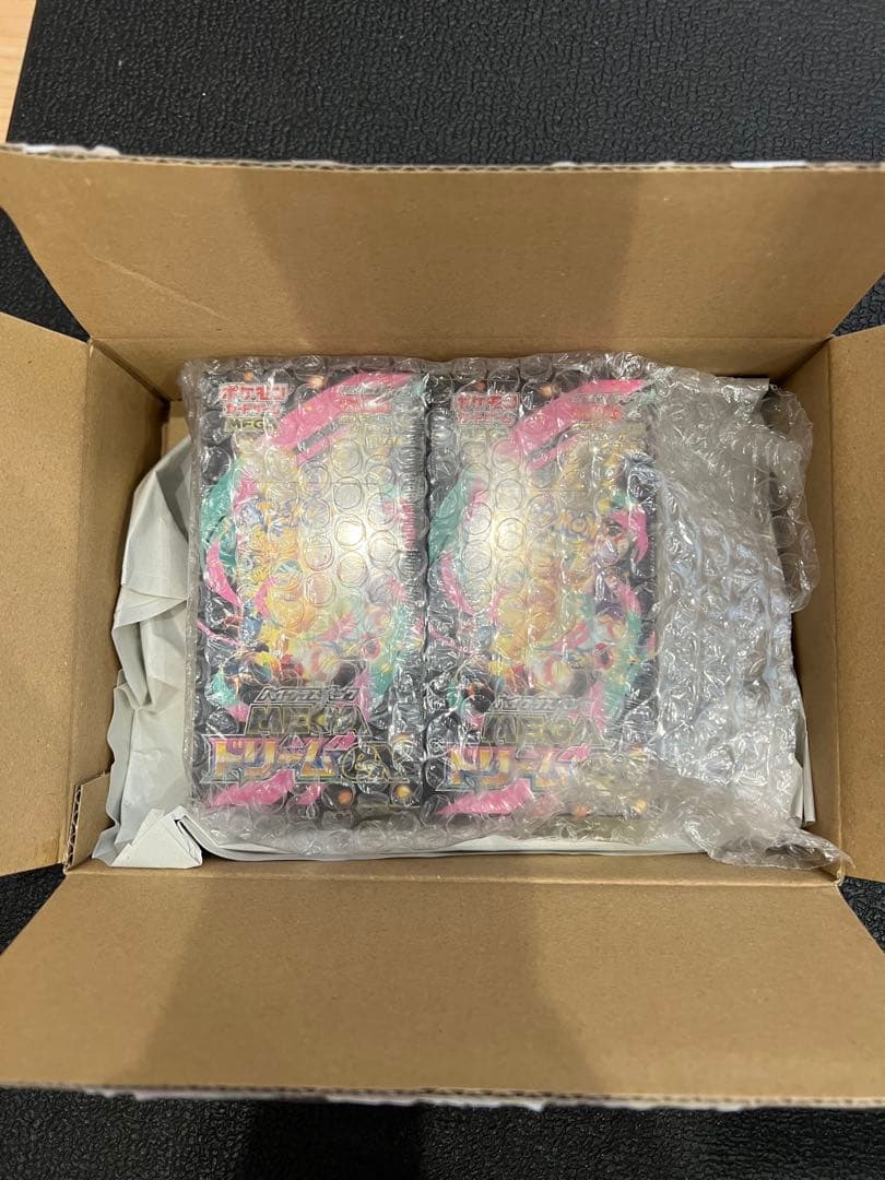 ポケモンカードゲーム MEGAドリームEX 新品未開封シュリンク付き　2箱 ポケモンカードゲーム 【シュリンク付き】ポケモンカードゲーム MEGA