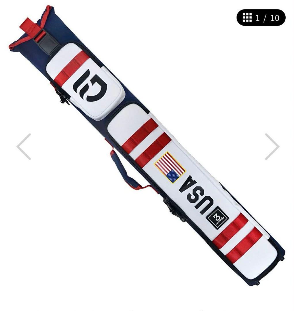 ビリヤードキューケース スリーセカンズ x ゴースト コラボ 3バット5シャフト