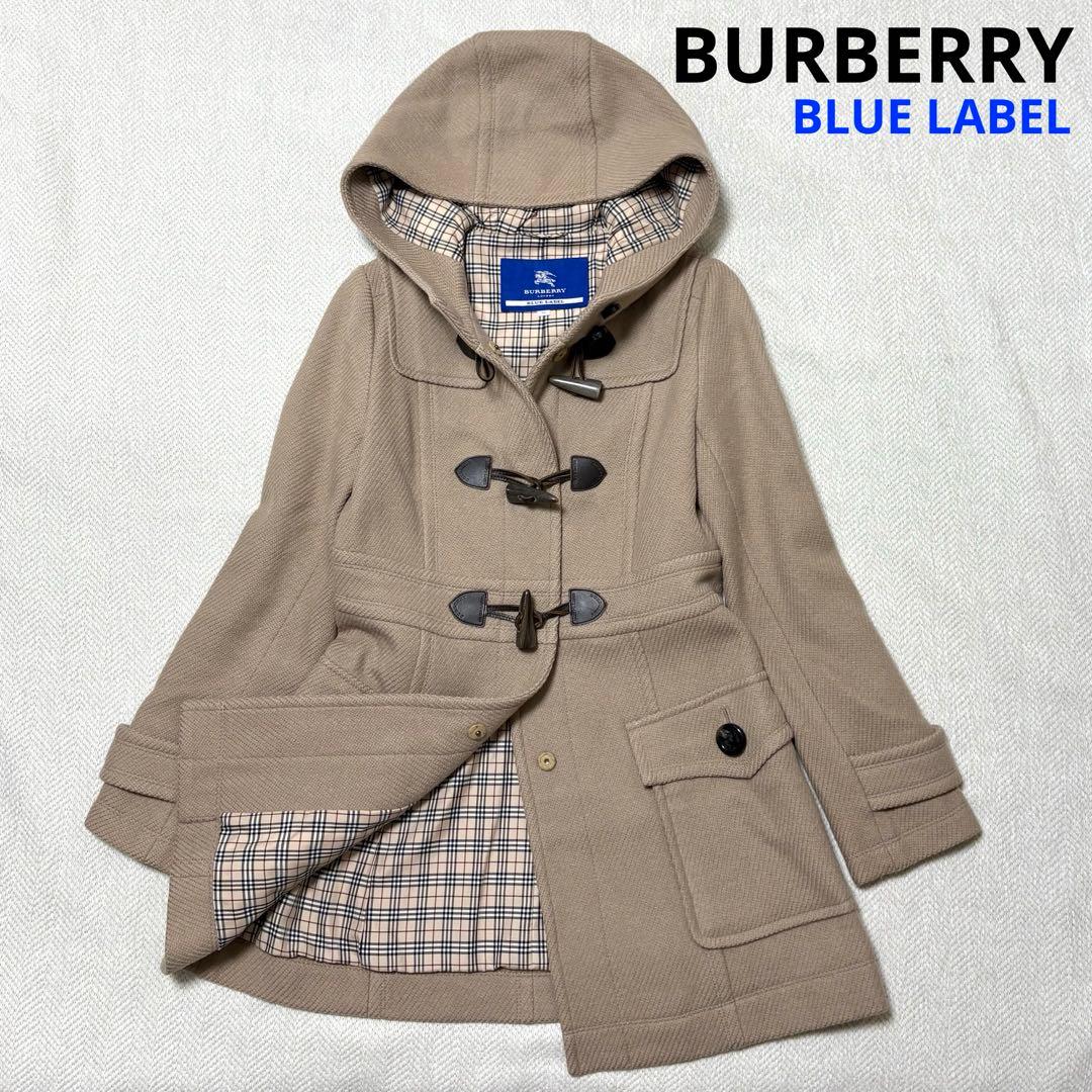 訳あり特価 BURBERRY BLUE LABEL ノバチェック ダッフルコート