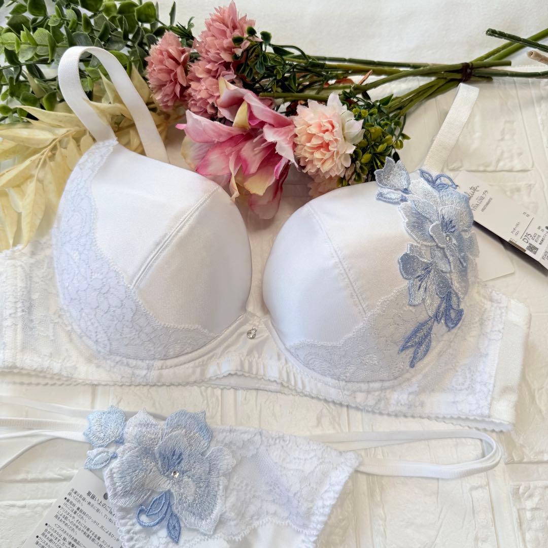 新品】wacoal サルート 75 ブラ ソングセットD75M WH - メルカリ