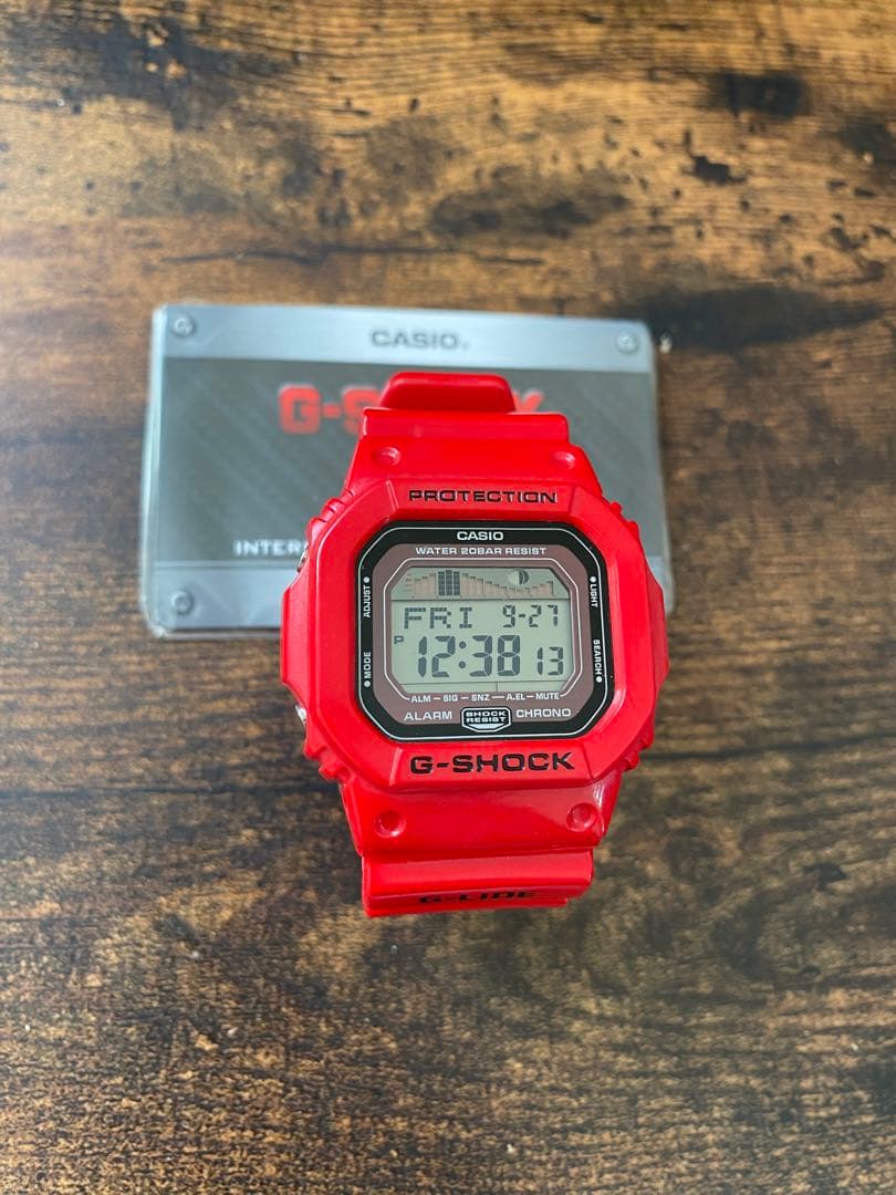 CASIO G-SHOCK 3151 GLX-5600(レッド) 楽天市場】N【中古】【CASIO】カシオ G-SHOCK クオーツ時計 GLX-5600