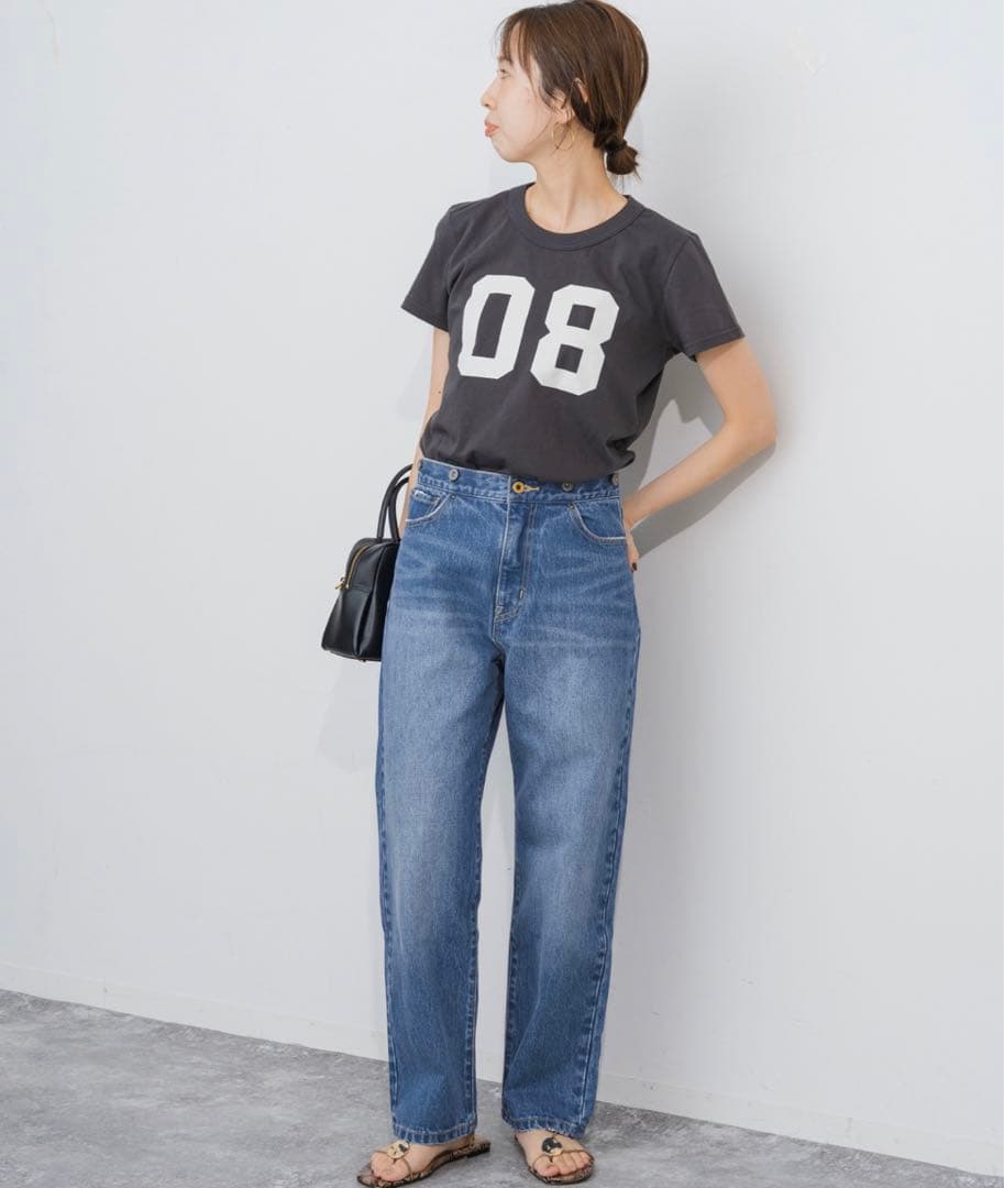 新品未使用☆スピックアンドスパン　5 1/2 ストレートフィットデニム　27