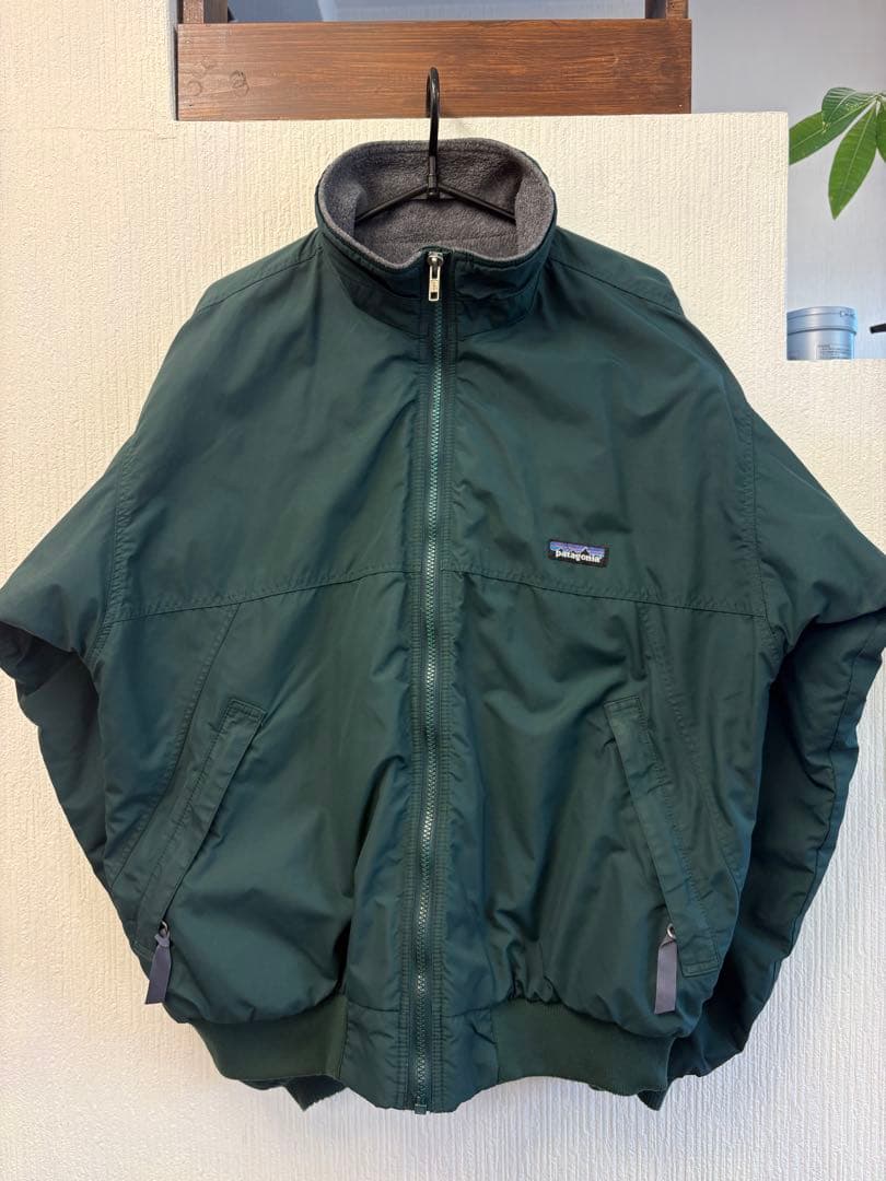 な*と様 Patagonia グリーン ジップアップブルゾン