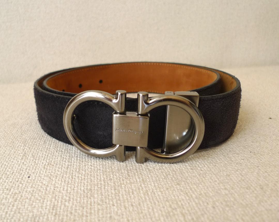 フェラガモ Salvatore Ferragamoガンチーニ スエード メンズ