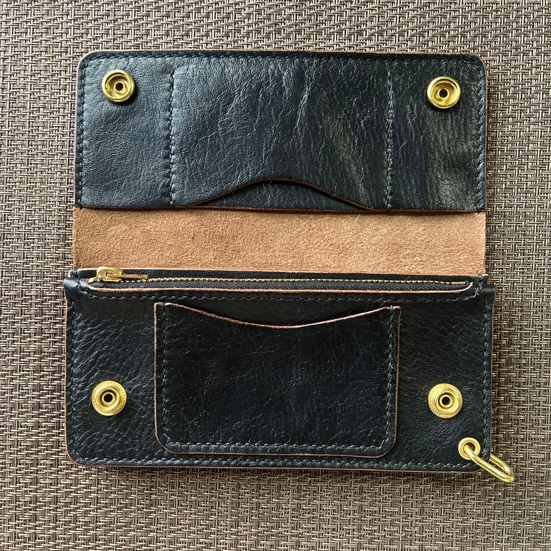 MARYAM ホースフロント ロングトラッカーウォレット 茶芯 - メルカリ