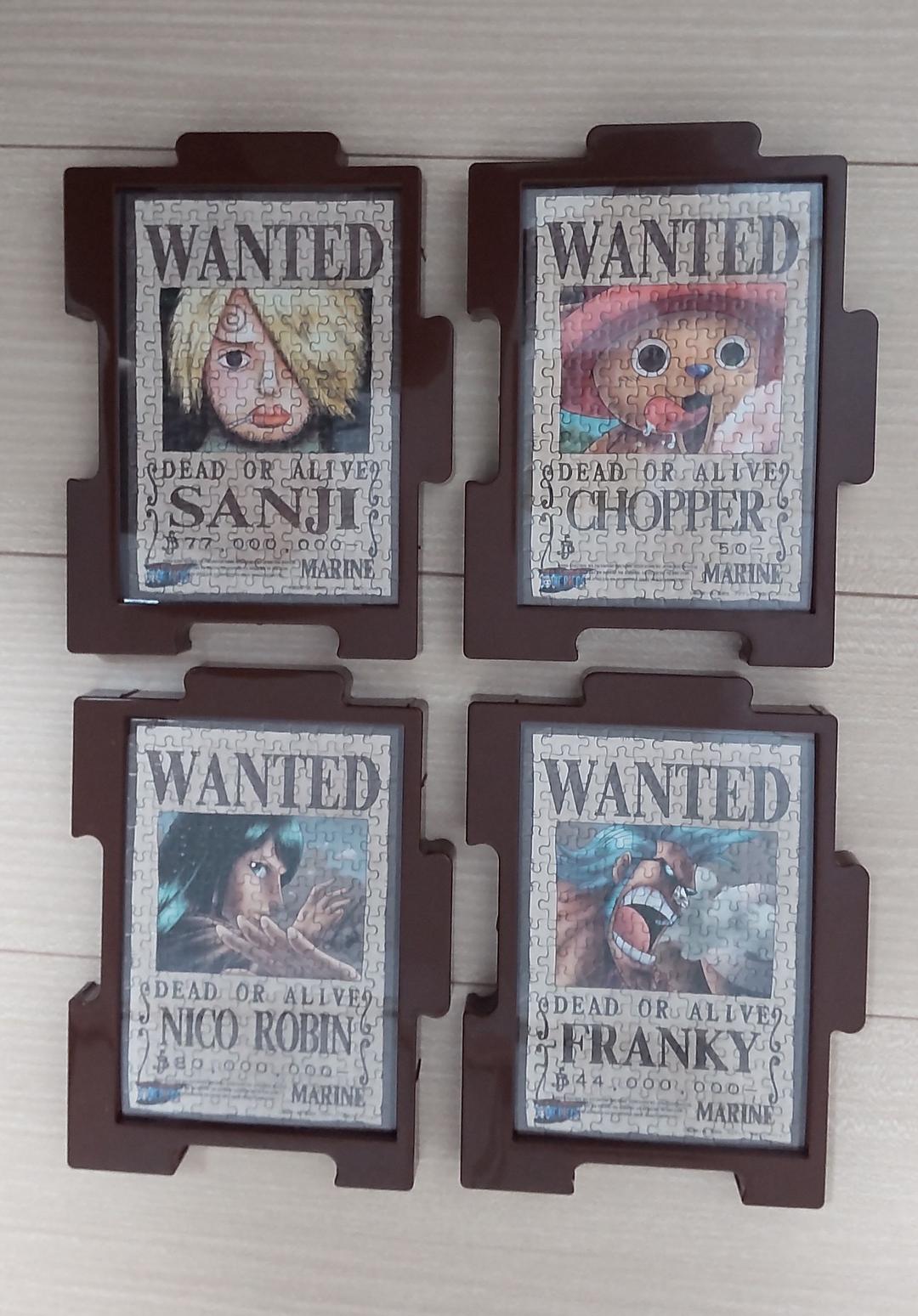 ワンピース 手配書 ジグソーパズル セット 150ピース 完成品 フレーム