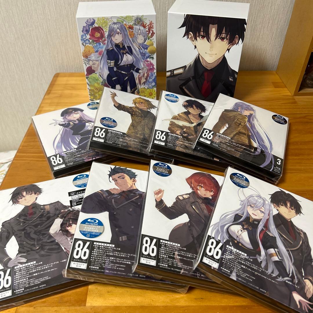 86-エイティシックス〈完全生産限定版〉 Blu-ray全8巻 全巻収納BOX 86-エイティシックス- 8《完全生産限定版》 (初回限定) 【Blu-ray