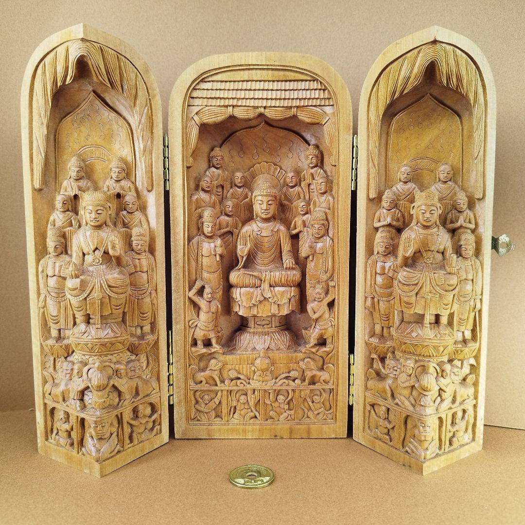 インド老山白檀「国宝緒尊仏籠」《整理番号:BU002》