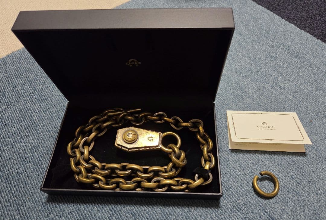 goldkid ロングウォレットチェーン　Lightning