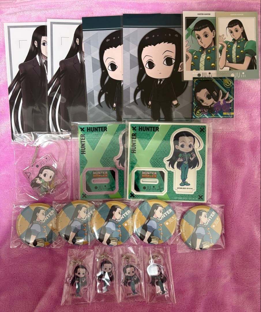 ハンターハンター イルミ グッズ まとめ売り HUNTER×HUNTER_描き下ろし イルミ 歩みver. 特大アクリルスタンド