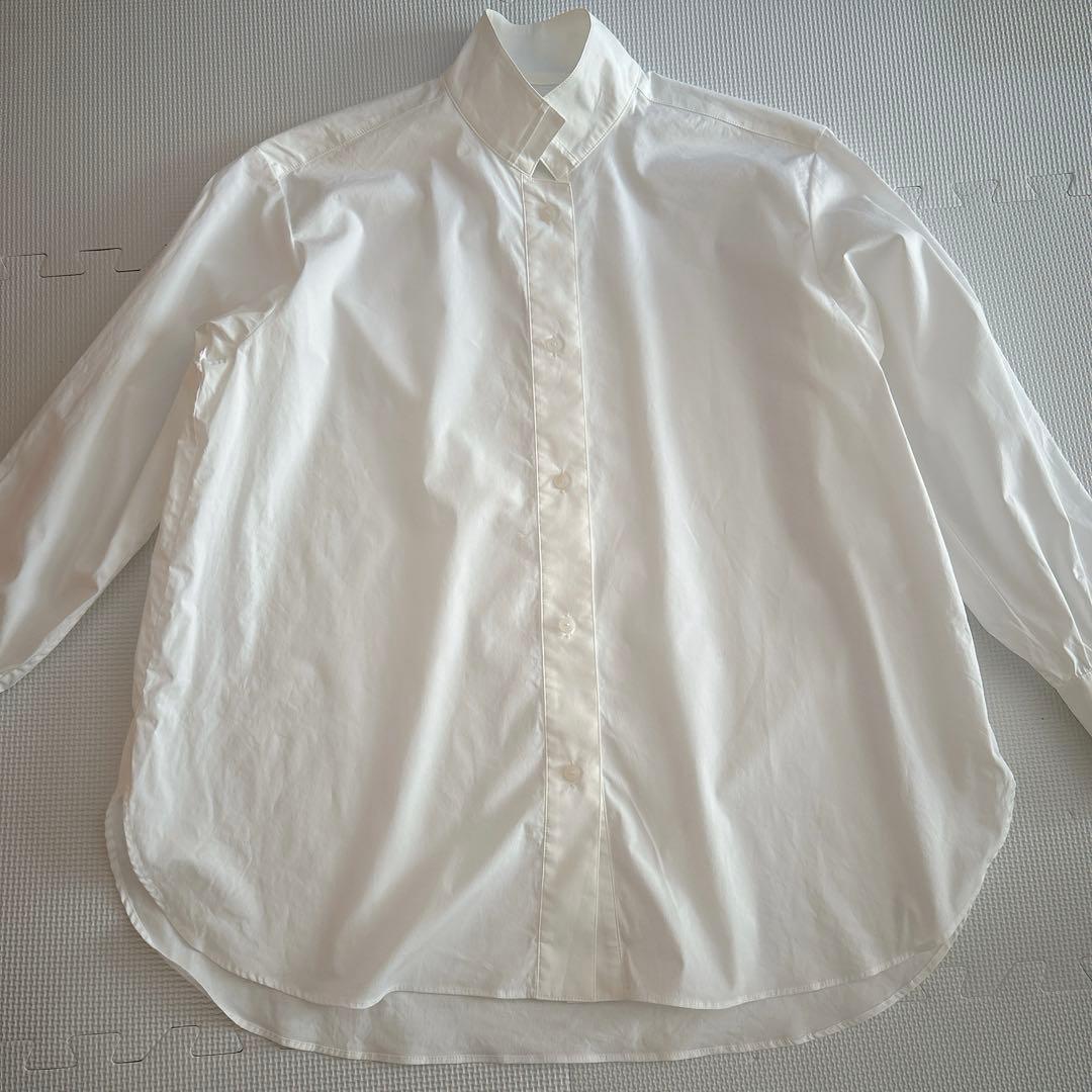 cccmalie シーマリー　カフス長袖ブラウス 極美品】cccmalie シーマリー ケープ 長袖 ブラウス ホワイト 白