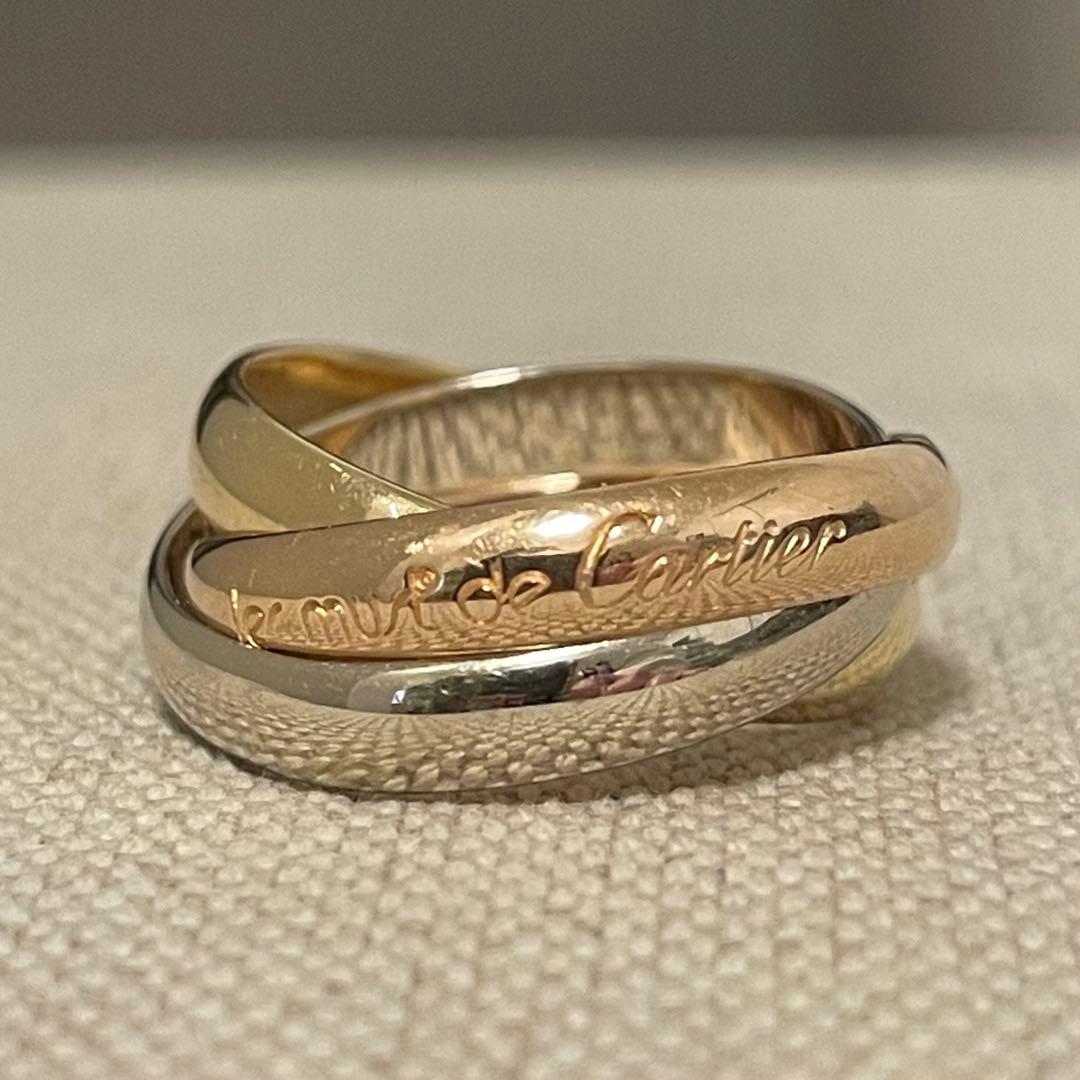 Cartier カルティエ #52 750トリニティリング
