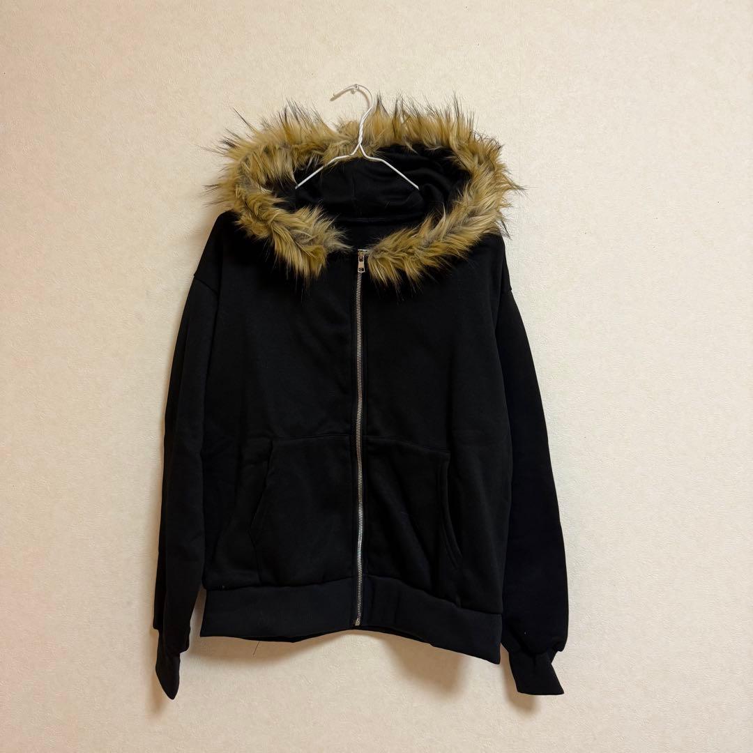 ファージップパーカー y2k グランジ sk8 opium 海外ストリート S