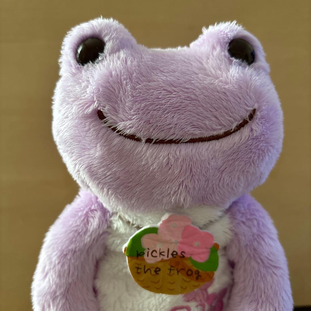 ☆将軍∞様専用☆かえるのピクルス 薄紫 パープル ビーンドール カエル