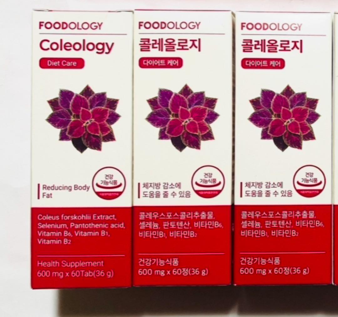 FOODOLOGY フードオロジー コレオロジー 錠剤 600mg 60粒×3箱