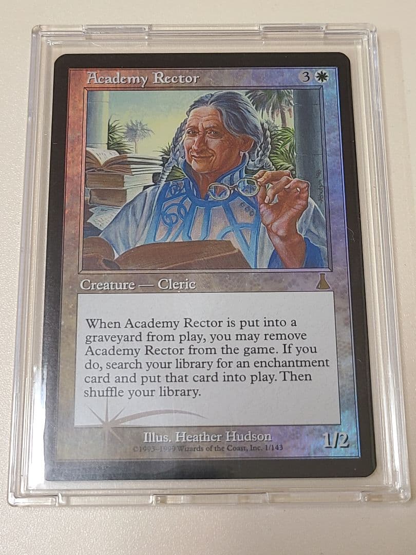 MTG【Foil】〈アカデミーの学長/Academy Rector〉[UDS] MTG アカデミーの学長 Academy Rector 日版 2枚 UDS - メルカリ