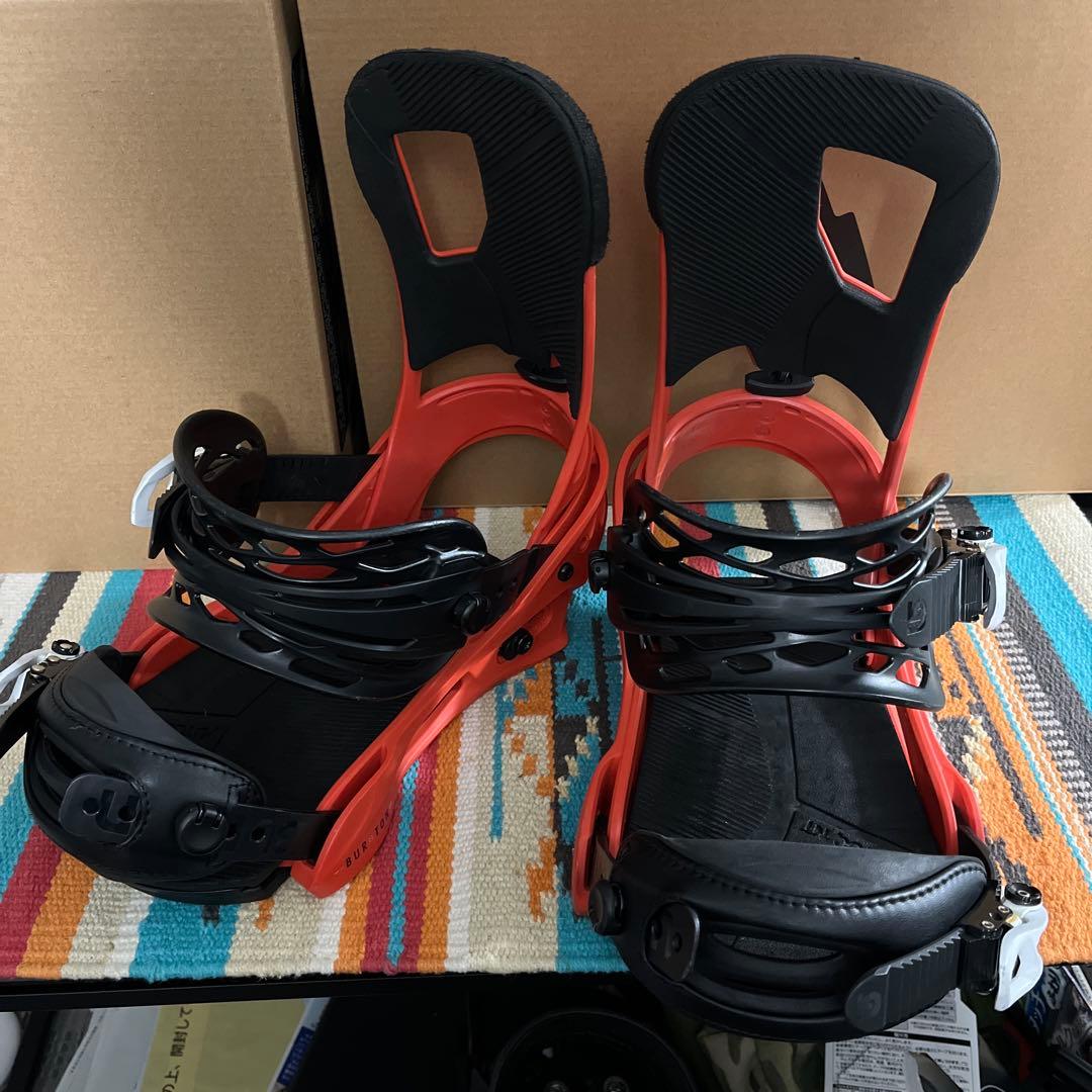 最終価格BURTON CARTEL スノーボードビンディング レッド/ブラック