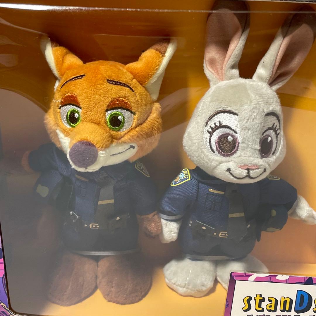 ディズニー ズートピア2 スタンディーズ ジュディ ニック ぬいぐるみ