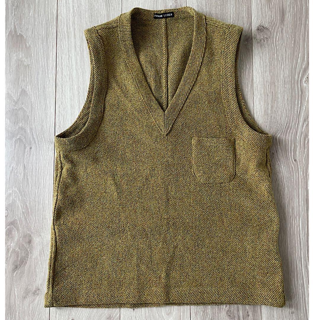 FRANK LEDER フランクリーダー ベスト イエロー M