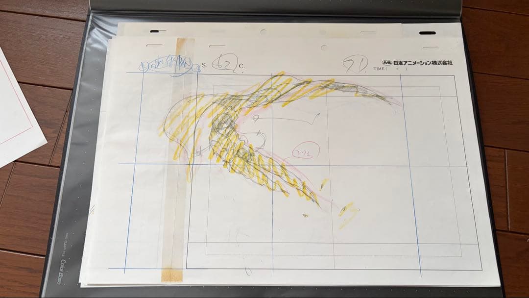 HUNTER×HUNTER クロロ レイアウト セル画 ハンター×ハンター　原画
