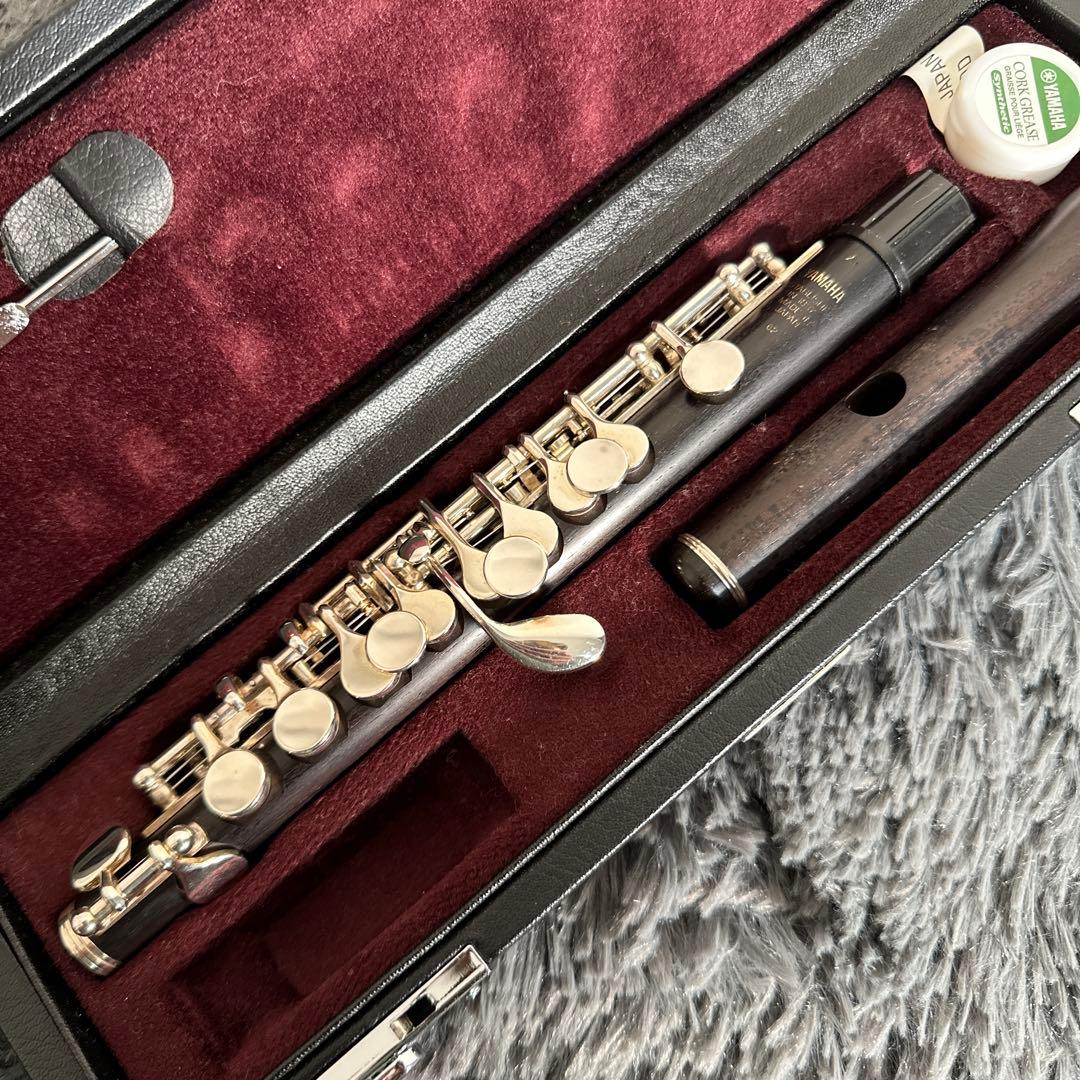 高級 YAMAHA YPC-62 ピッコロ 管楽器 ケース付属 木製 - メルカリ
