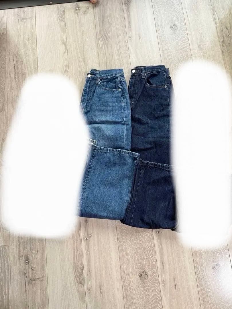 TWW denim 骨格ウェーブデニム S/M long - メルカリ