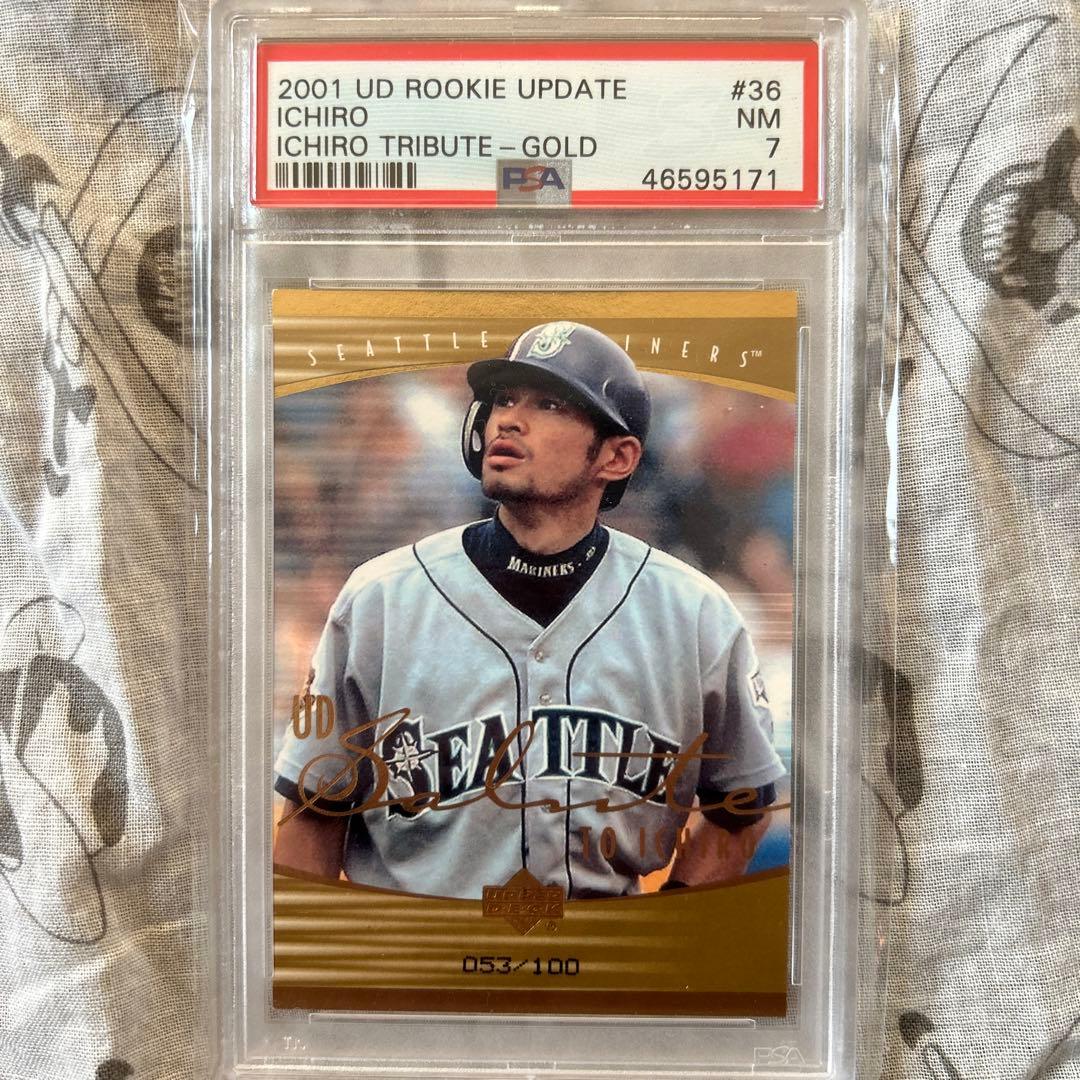 2001 UPPER DECK イチロー　ルーキーカード　RC 世界で1枚のみ Ichiro Suzuki Autographed 2001 Upper Deck Play Makers Rookie Card