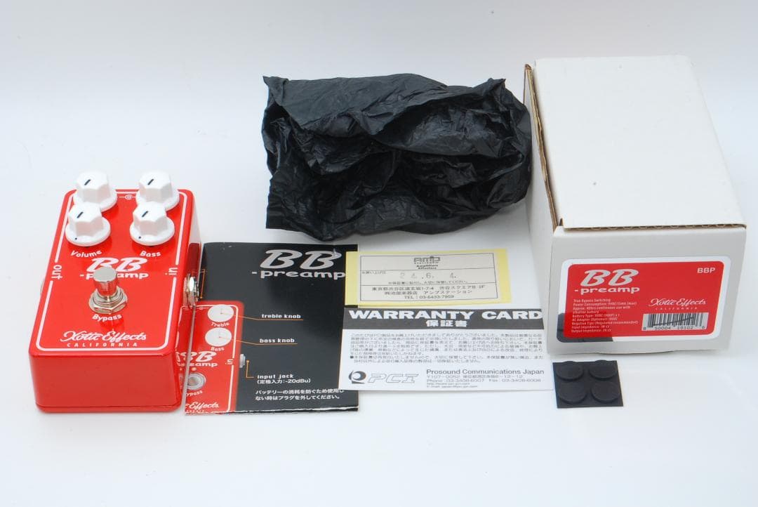 ギター Xotic Effects BB Preamp V1.5 Xotic BB Preamp V1.5 – United States